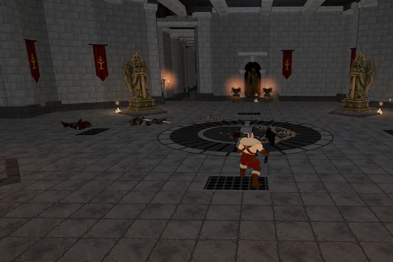 Hall of statues